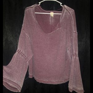 Mauve Free People sweater